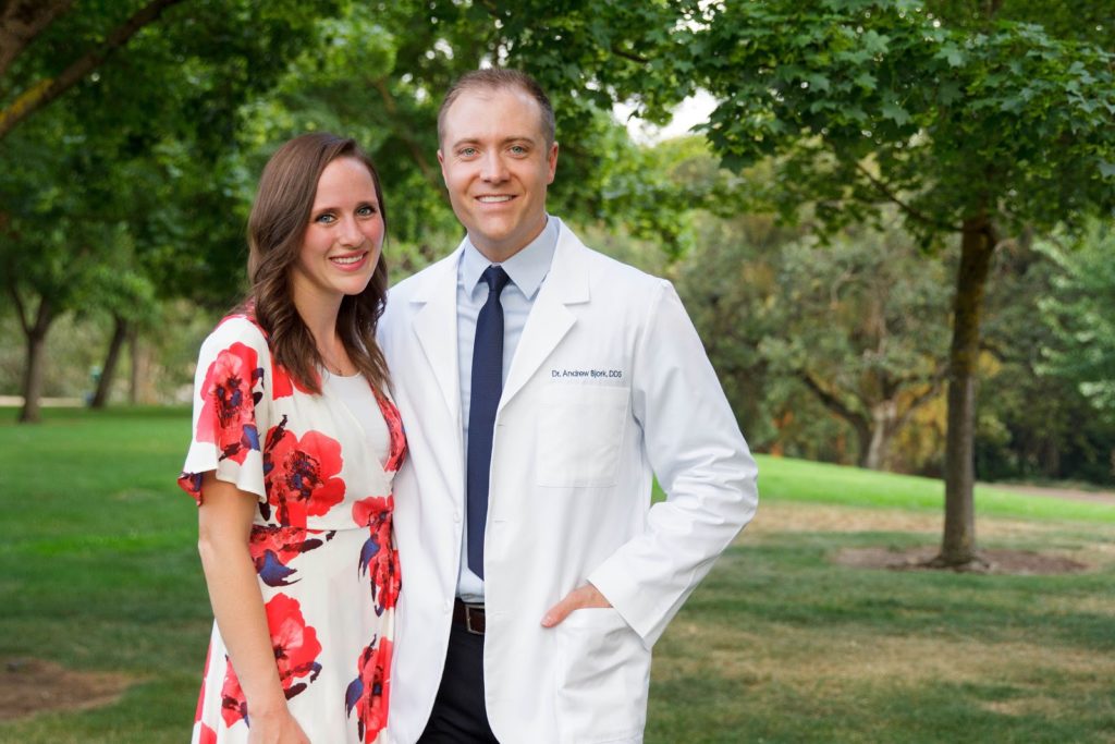 Dr Andrew Bjork and his wife